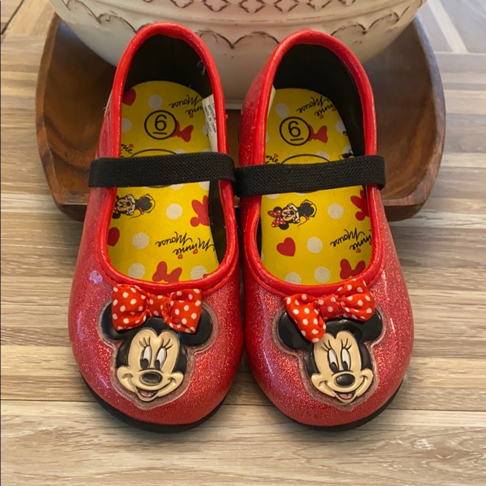 Sold Minnie Mouse baby ballet flats